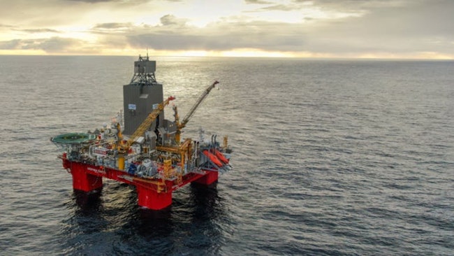 Deepsea Yantai offshore rig