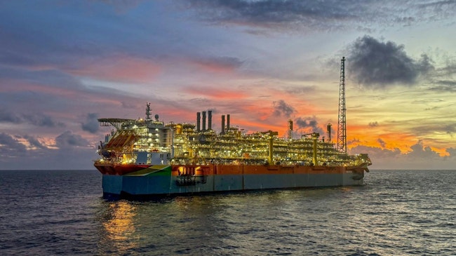 ONE GUYANA FPSO starts operations four months ahead of schedule