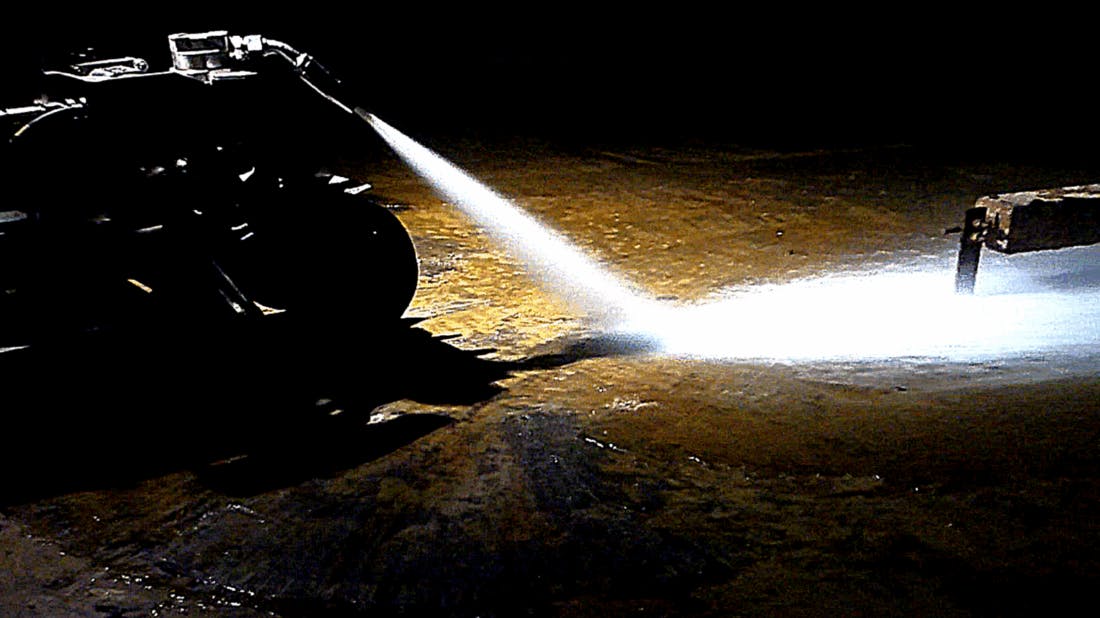 Robotics for cleaning cargo oil tanks on FPSOs