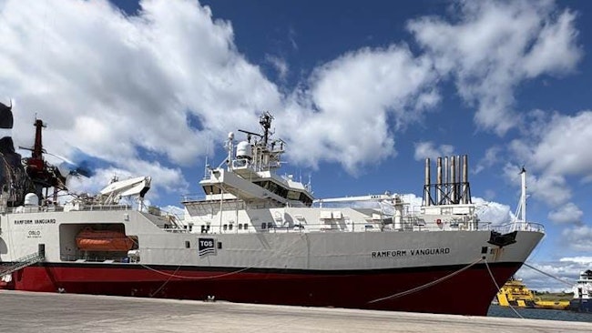 Ramform Vanguard vessel