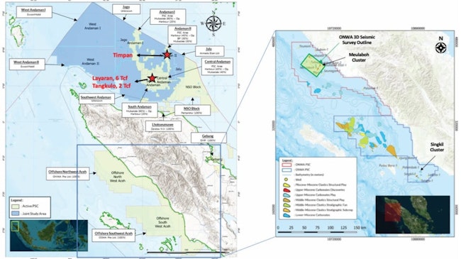 Figure 1 – Location Map of ONWA & OSWA PSCs