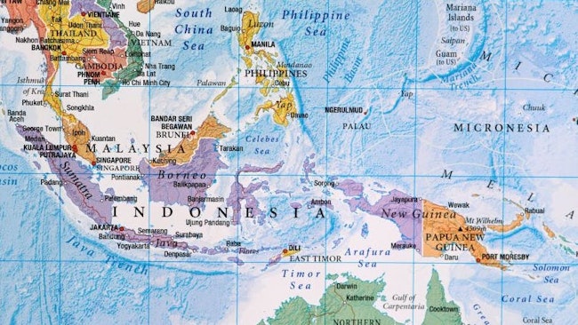 Southeast Asia map