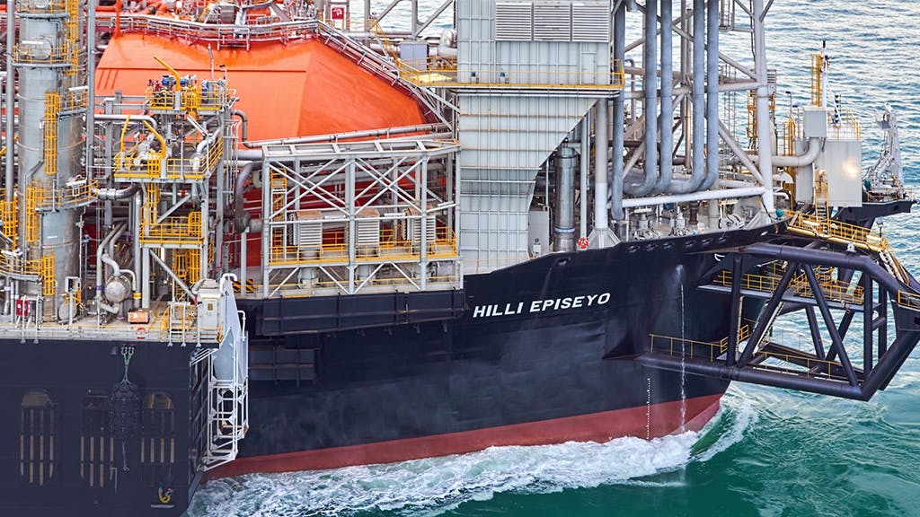 Hilli Episeyo FLNG vessel