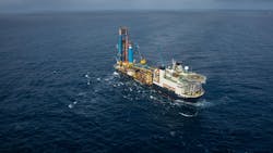 FDS2 J-lay vessel offshore Guyana FDS2 J-lay vessel offshore Guyana