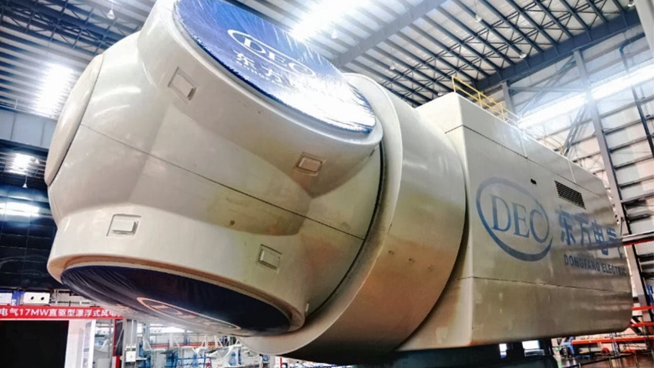 China builds &lsquo;record-breaking&rsquo; floating wind turbine