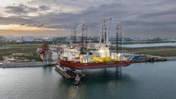 Cadeler's Wind Maker wind turbine installation vessel Cadeler's Wind Maker wind turbine installation vessel