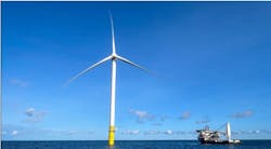 Revolution Wind completed installation of the project’s first offshore wind turbine in September 2024. Revolution Wind completed installation of the project’s first offshore wind turbine in September 2024.