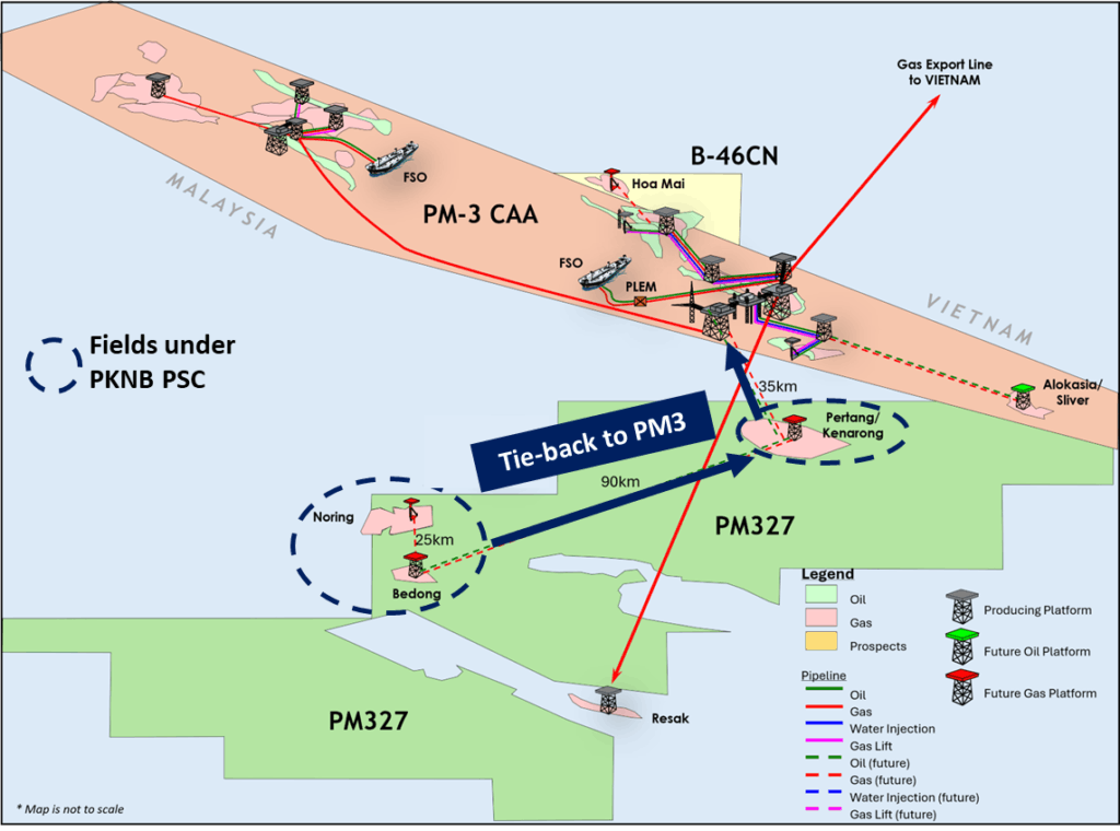 Map of PM3 CAA facilities Map of PM3 CAA facilities