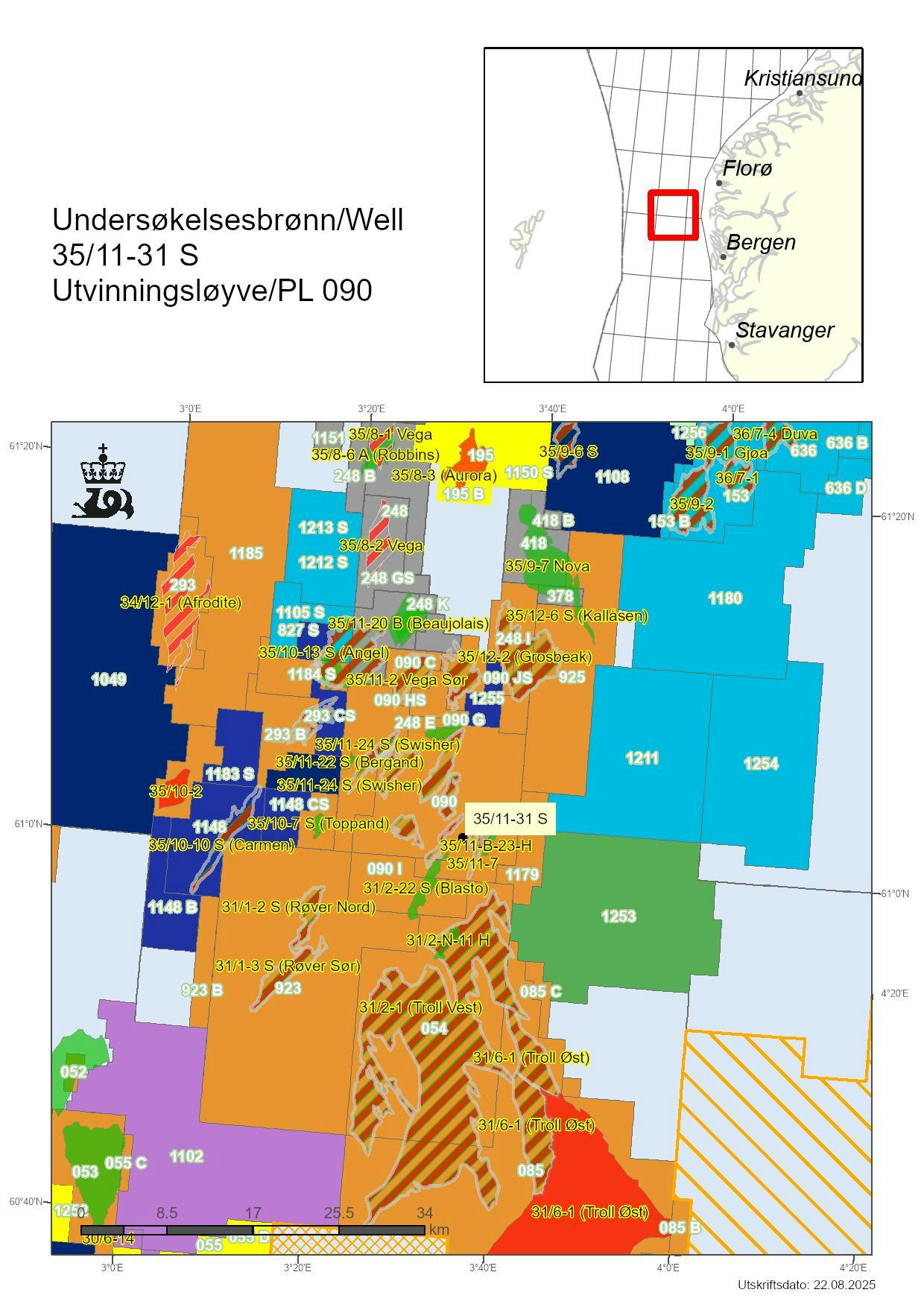 Map of 35.11-31 S Map of 35.11-31 S