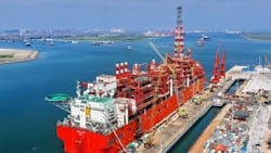 Nguya FLNG unit Nguya FLNG unit