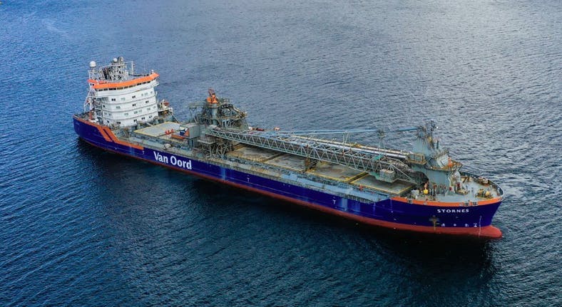 Stornes flexible fallpipe vessel