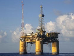 The Jolliet facility was a TLWP – a tension leg well platform – a TLP equipped with a completion and workover rig. The Jolliet facility was a TLWP – a tension leg well platform – a TLP equipped with a completion and workover rig.