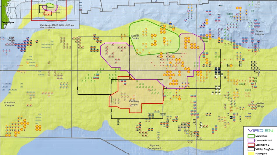 Momentum OBN data coverage in the US Gulf of Mexico