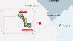 Map of TotalEnergies assets offshore Congo Map of TotalEnergies assets offshore Congo