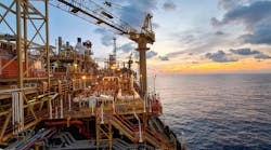 Stock art image of an offshore FPSO Stock art image of an offshore FPSO