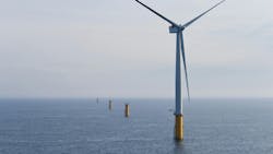 offshore wind farm under construction offshore wind farm under construction