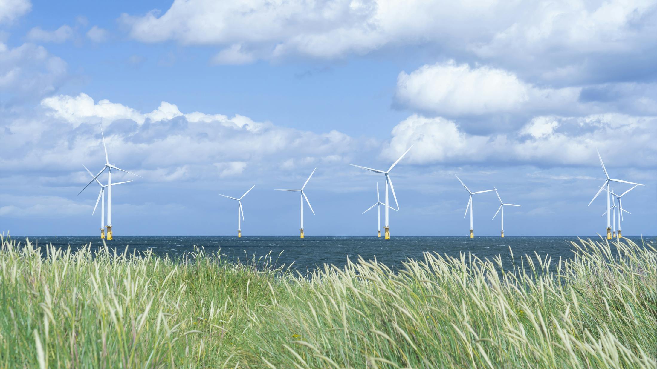 offshore wind turbines in Middlebrough, UK