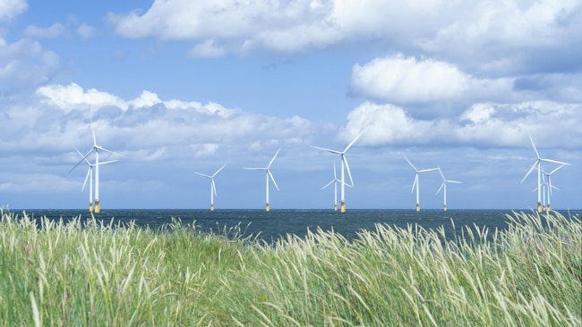 offshore wind turbines in Middlebrough, UK