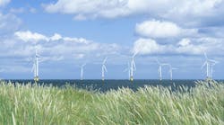 offshore wind turbines in Middlebrough, UK offshore wind turbines in Middlebrough, UK