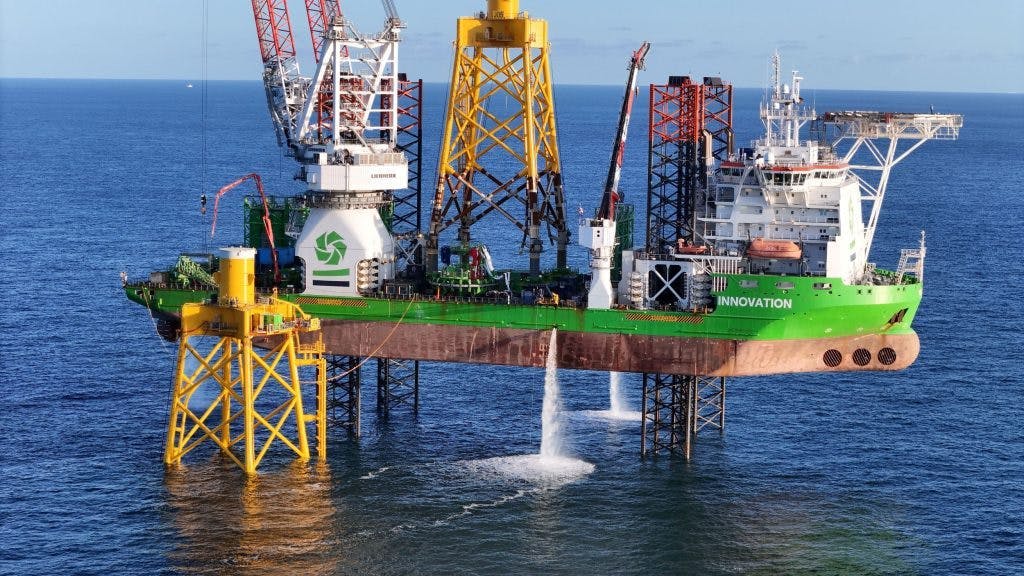 Innovation installation vessel is operated by DEME