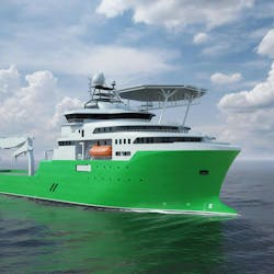 Rendering of DEME's SALT design for new vessel Rendering of DEME's SALT design for new vessel