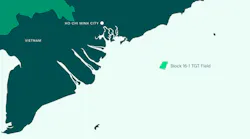 Map of TGT Field offshore Vietnam