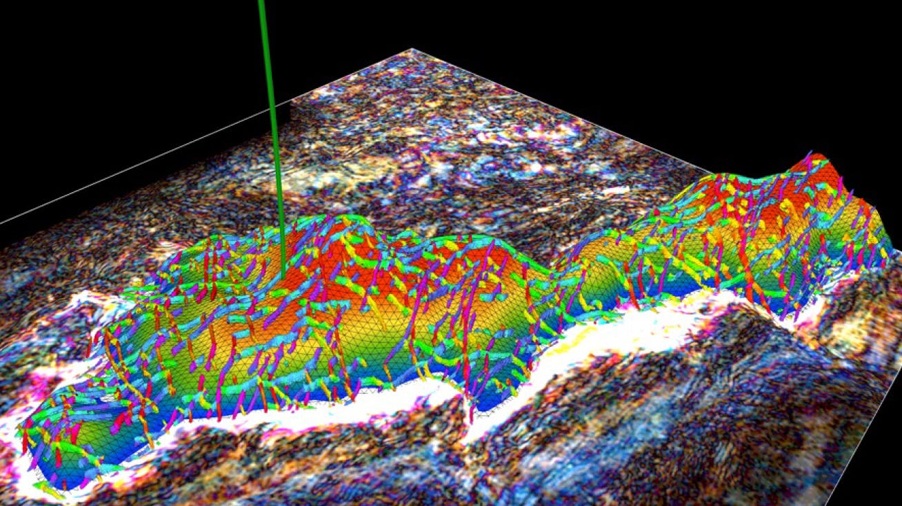 Geoteric's AI seismic interpretation software