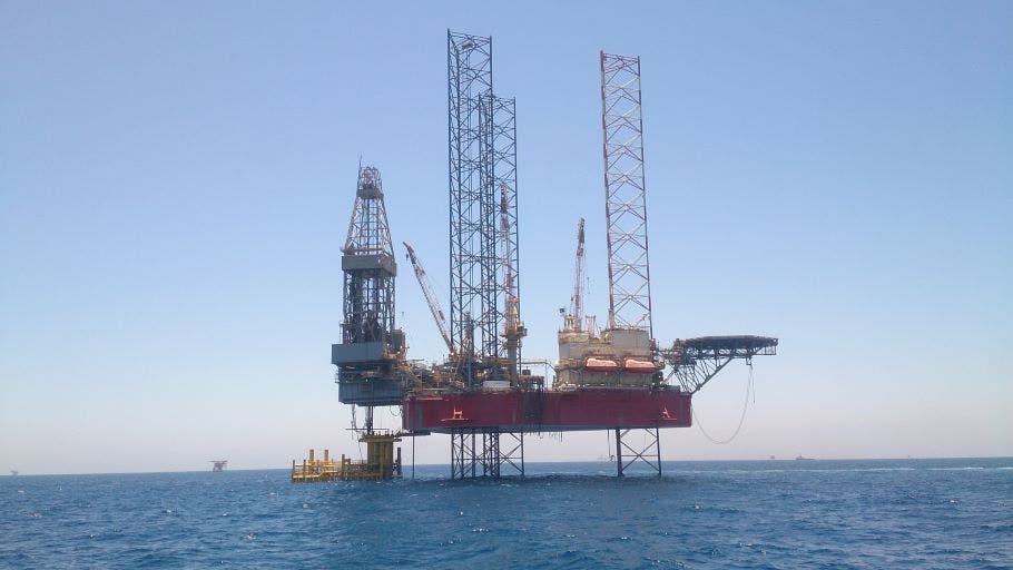 offshore jackup rig