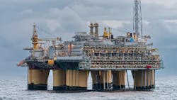 Åsgard B platform in the Norwegian Sea Åsgard B platform in the Norwegian Sea