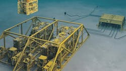 Illustration of Equinor's subsea ÅSC station on the Midgard Field Illustration of Equinor's subsea ÅSC station on the Midgard Field