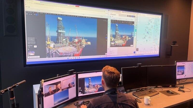 Aker Solutions operation room in Stavanger