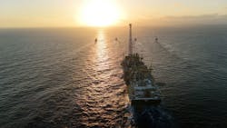 P-78 FPSO at the offshore Búzios Field P-78 FPSO at the offshore Búzios Field