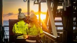 Two Vår Energi offshore personnel Two Vår Energi offshore personnel