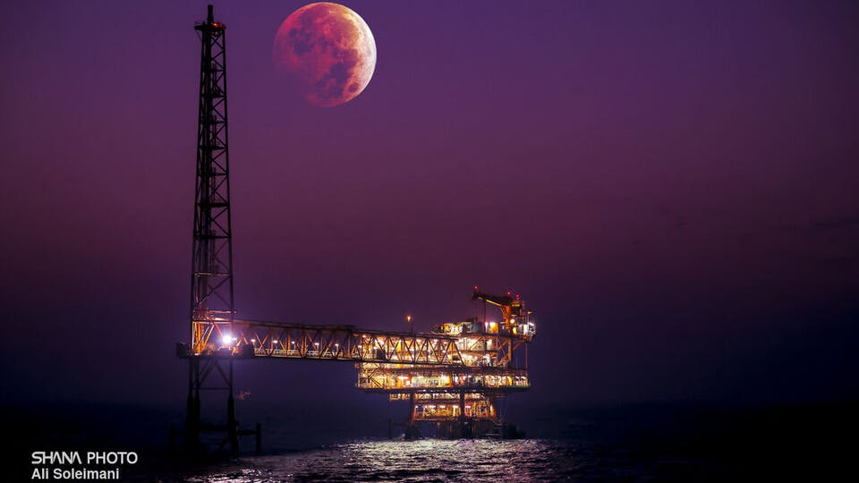 South Pars offshore gas field