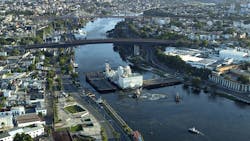 Estrella del Mar III on the Ozama River Estrella del Mar III on the Ozama River