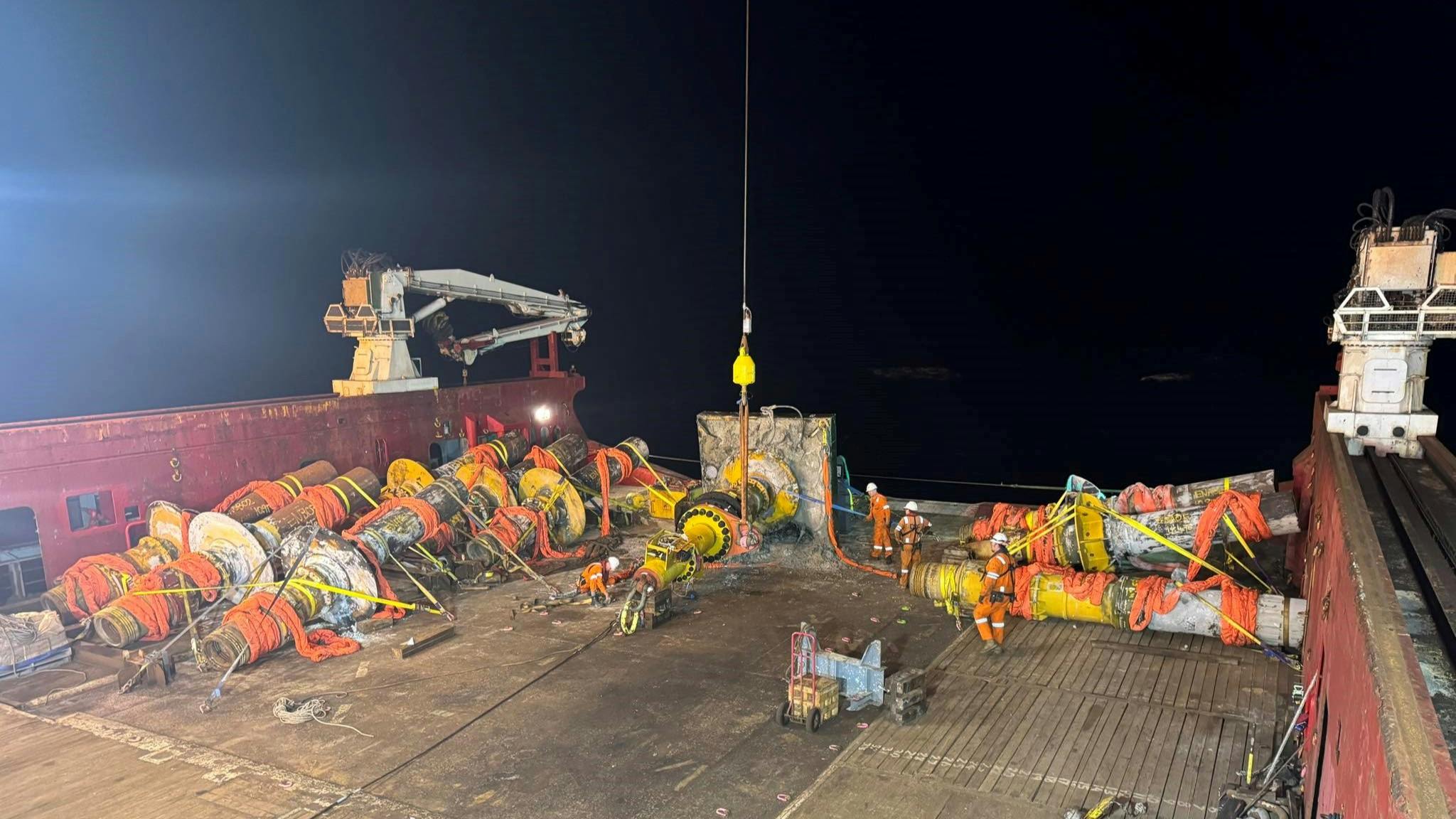 Terminator vessel-deployed subsea wellhead cutting system