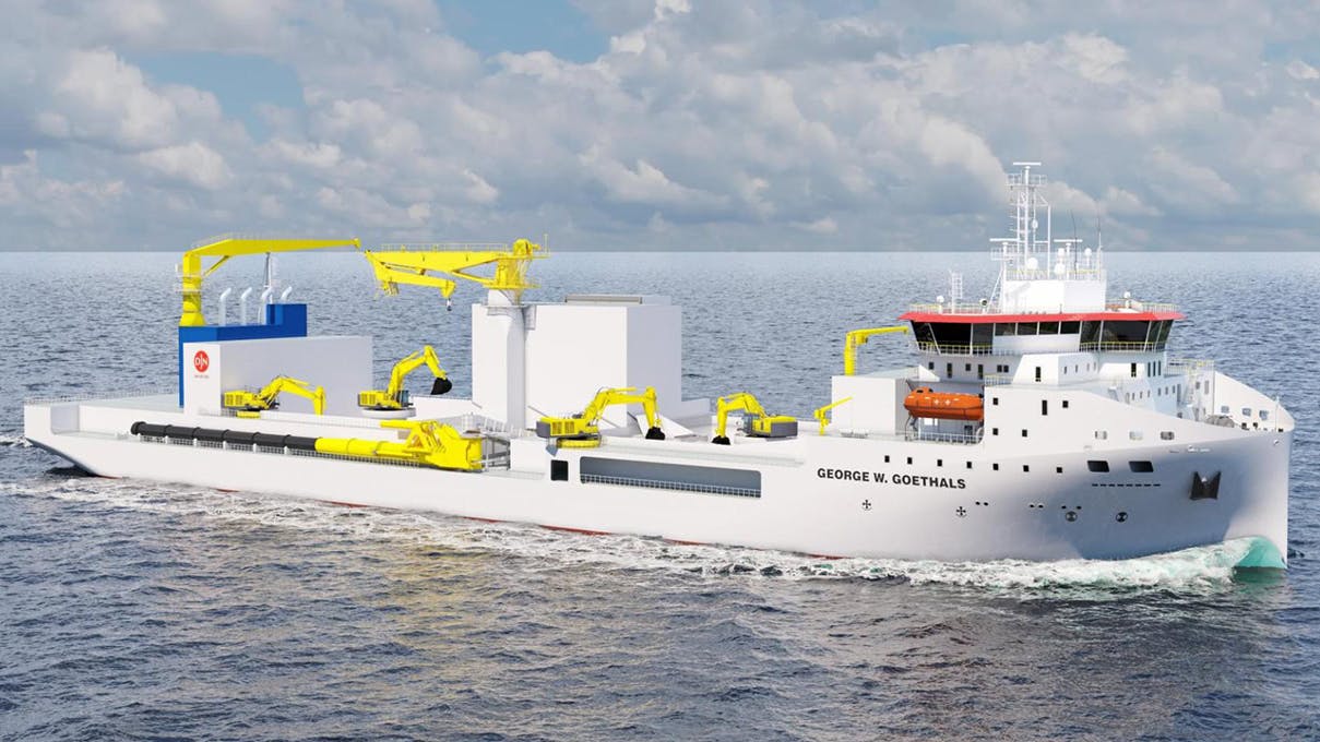 George W. Goethals subsea rock installation vessel