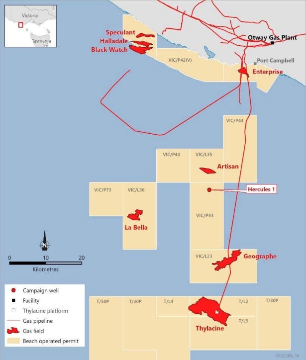 Otway Basin map Otway Basin map