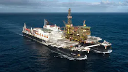 Allseas’ Pioneering Spirit removed the Eider Alpha topsides