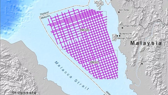 Selat Melaka 2D survey