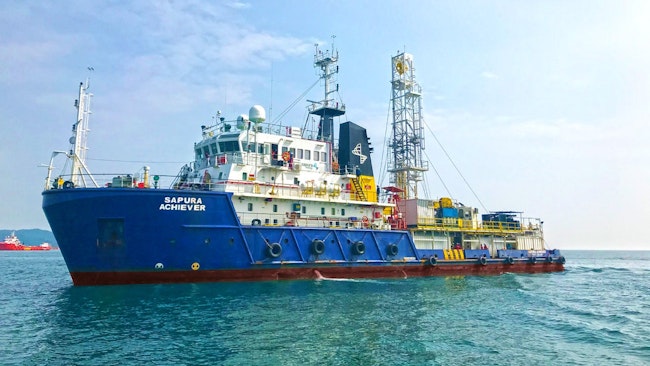 Sapura Achiever dive support vessel