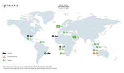 Valaris' Fleet Status Report, October 2025 Valaris' Fleet Status Report, October 2025