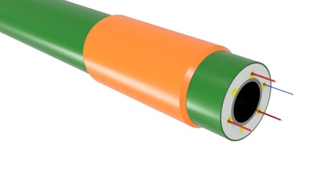 Illustration of a FlowHeat pipeline section