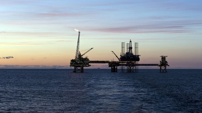 North Sea offshore oil and gas operations
