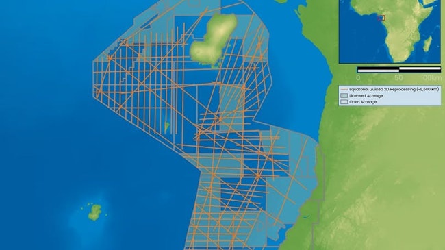 seismic reprocessing data offshore Equatorial Guinea