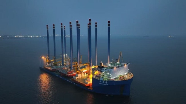 newly built self-propelled jack-up barges