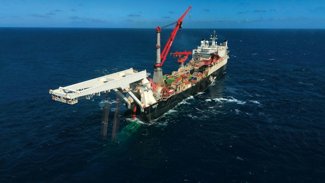 Allseas will install the Rome oil pipeline in the US Gulf of Mexico