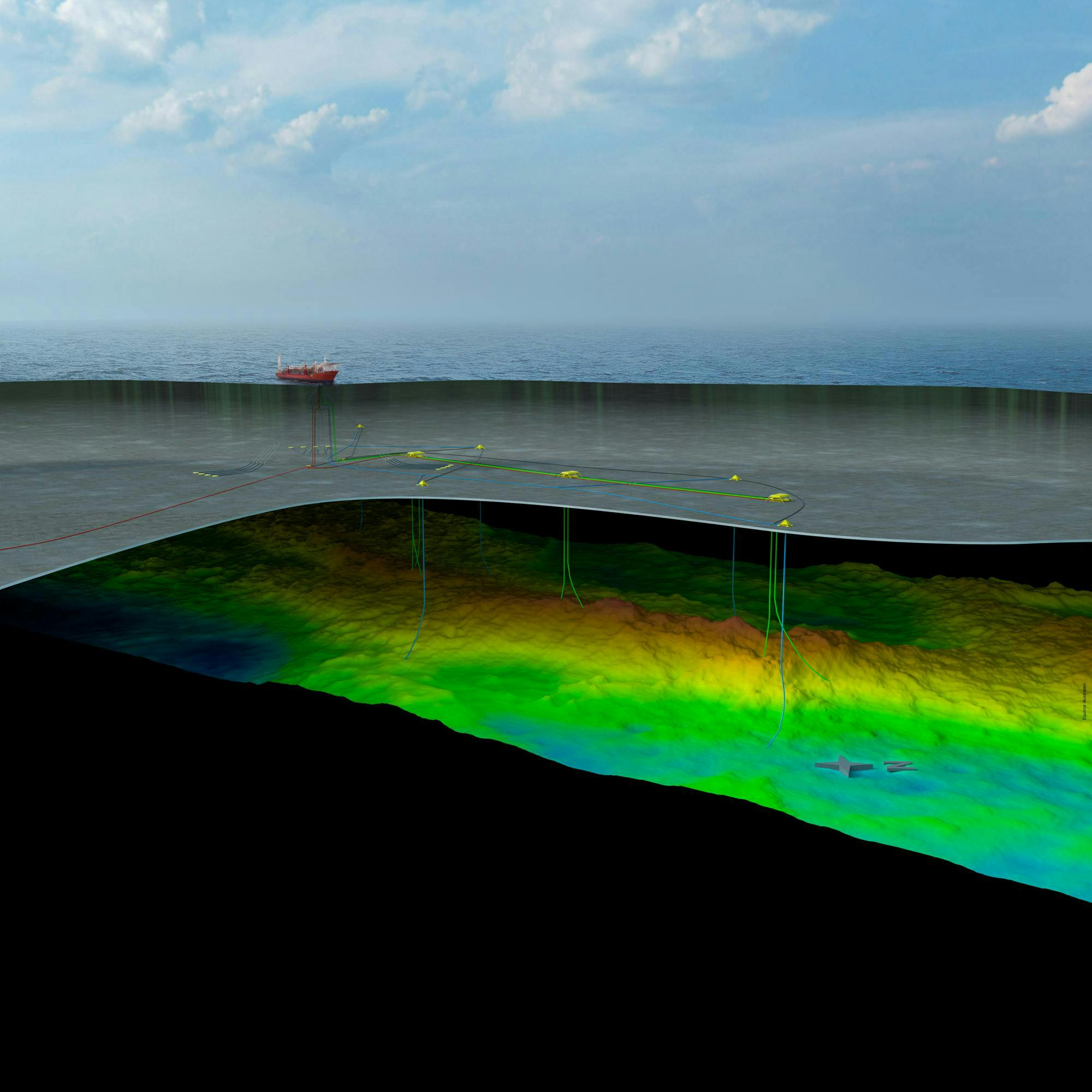 Rosebank FPSO illustration Rosebank FPSO illustration