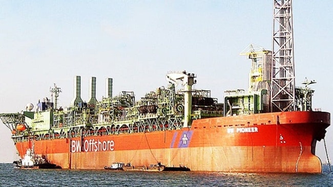 BW Pioneer FPSO in the Gulf of Mexico