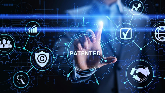Patent and copyright business technology concept